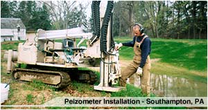 Peizometer Installation